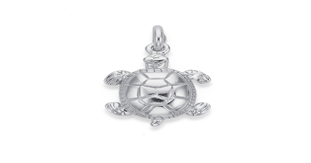 Silver Turtle Charm | Prouds