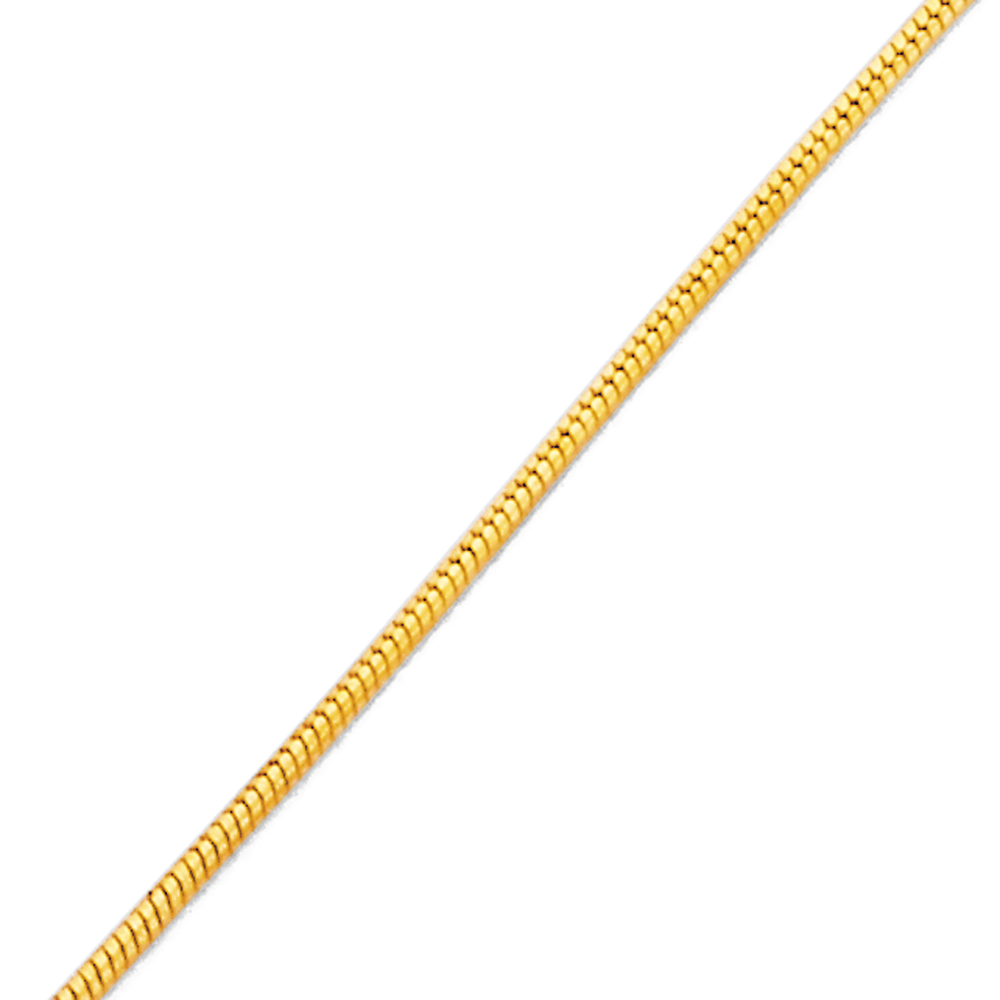 Yellow gold deals snake chain