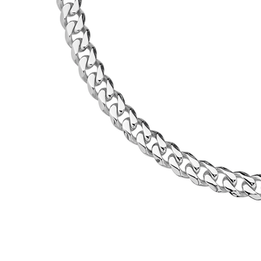 Silver Two Layer Chain Necklet