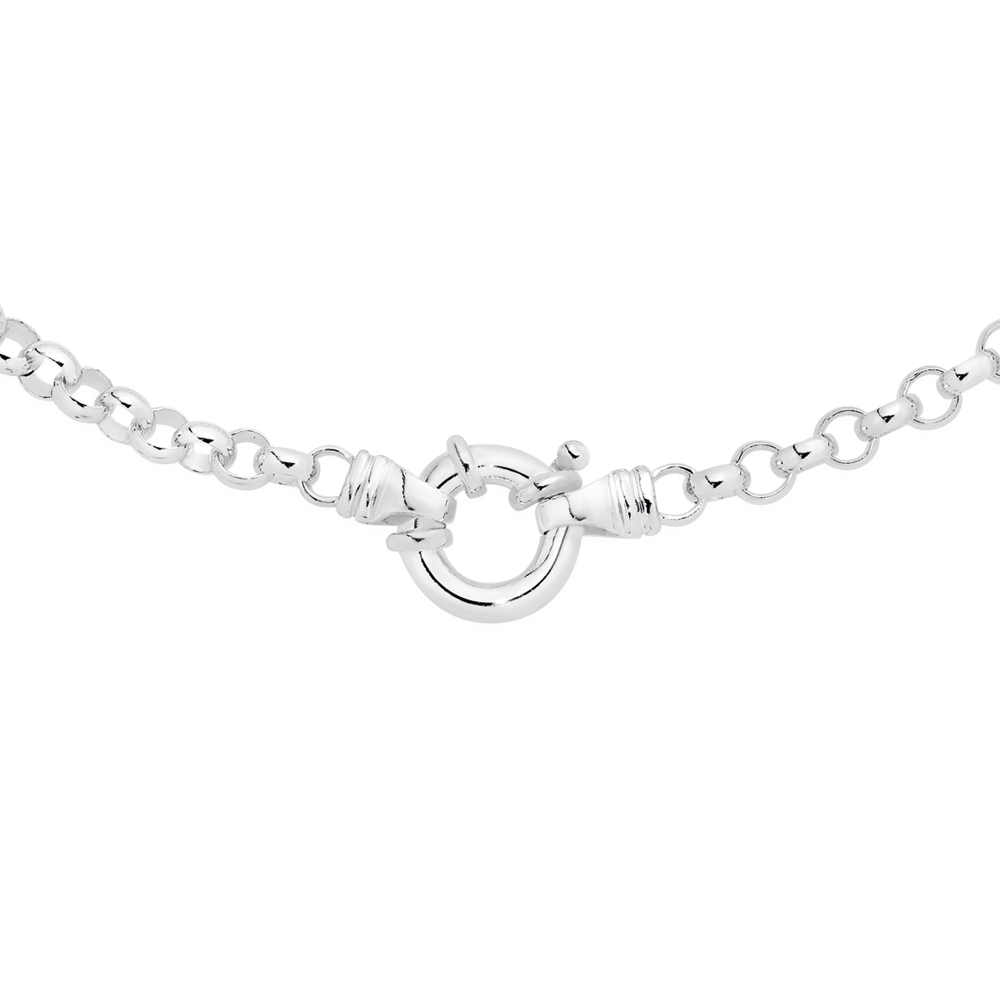 Handmade Sterling Silver American Oak Belcher Chain Necklace - Jane Orton  Jewellery