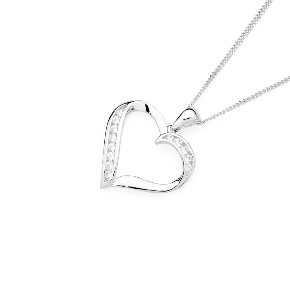 RUDRAFASHION Valentine�s Day Love Gift Heartbeat Necklace 1/10 ct tw  Diamonds 14K Rose Gold Over .925 Sterling Silver : Amazon.in: Fashion