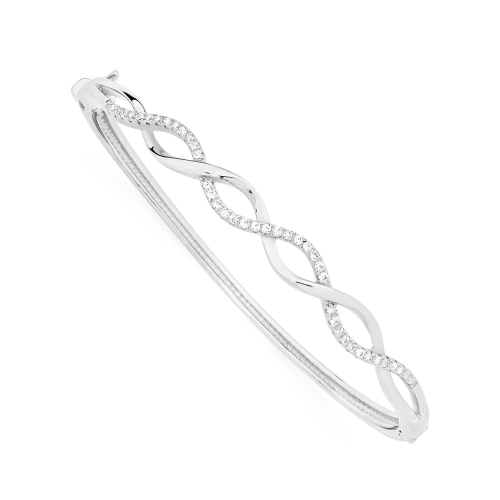 Sterling silver open deals bangle