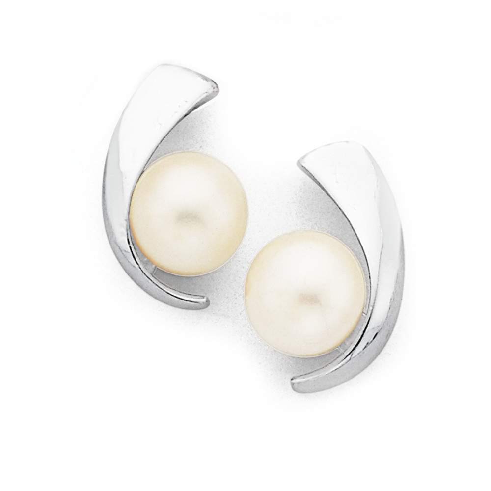 prouds pearl drop earrings