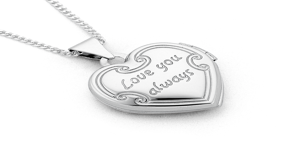 Sterling Silver Heart Locket | Prouds