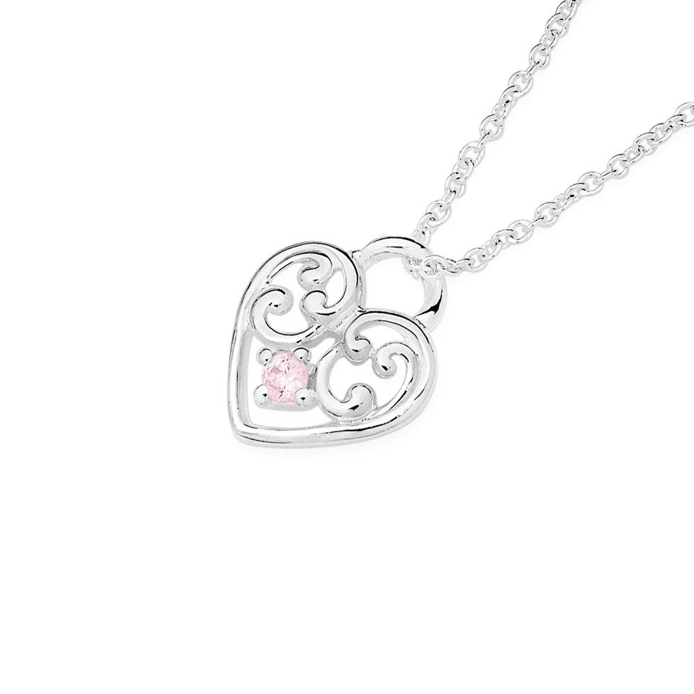 Prouds love store heart necklace