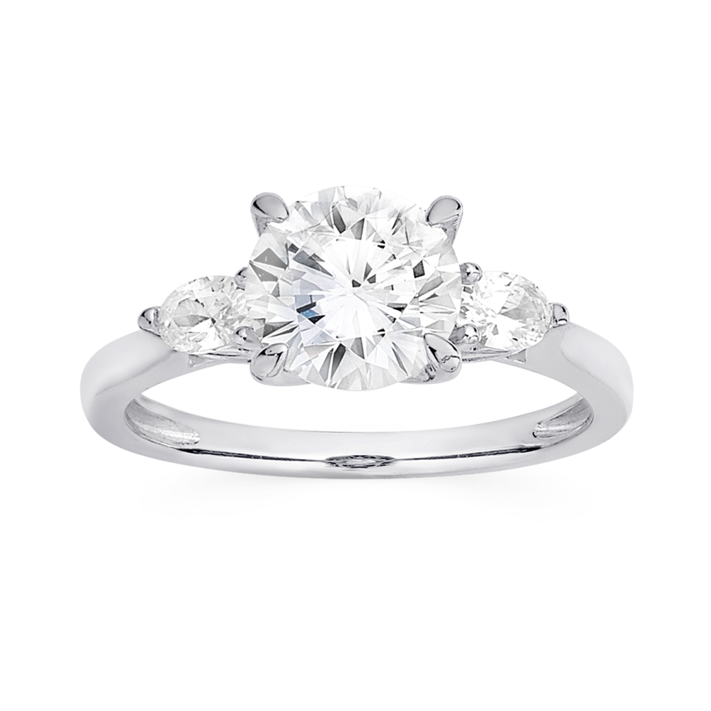 Princess cut deals cz ring